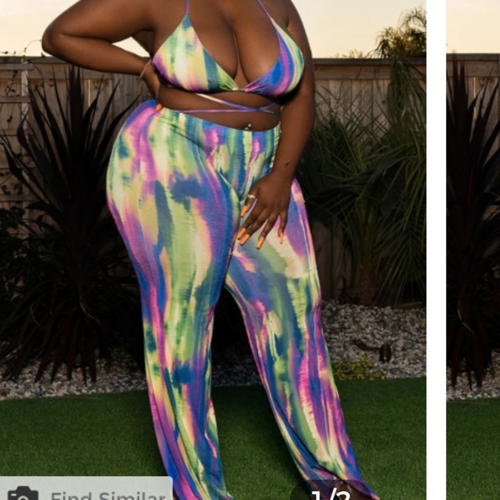 Two Piece Bikini Top & Pants